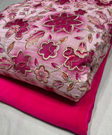 Cutwork with nett embrioderies + Pure crepe 44”