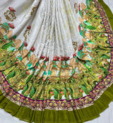 Intricate embridoeries+ pure crepe 54"