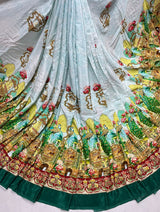 Intricate embridoeries+ pure crepe 54"