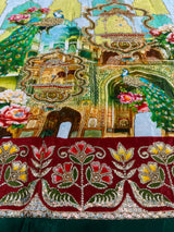 Intricate embridoeries+ pure crepe 54"