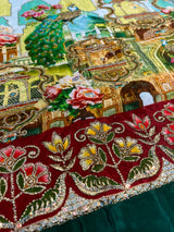Intricate embridoeries+ pure crepe 54"