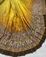 44” pure crepe + Embrioderies