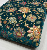 44” velvet embridoeries