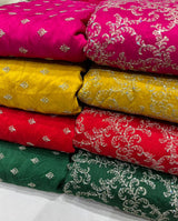 Pure dola silk 44” jaal
