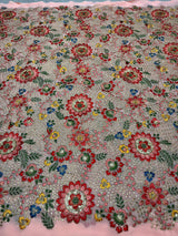 44” georgette embroidery