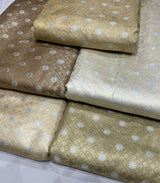 Soft cotton zari brocade 44”