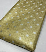 Soft cotton zari brocade 44”