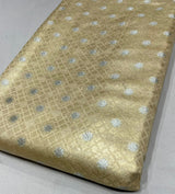 Soft cotton zari brocade 44”