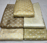 Soft cotton zari brocade 44”