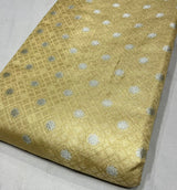 Soft cotton zari brocade 44”