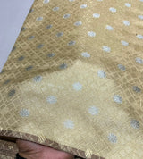 Soft cotton zari brocade 44”