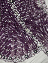 44” Georgette bandhni