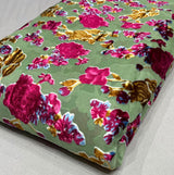 Velvet brasso prints  44”
