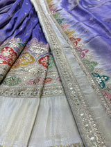 Pure shaded tissue silk 44”