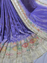 Pure shaded tissue silk 44”