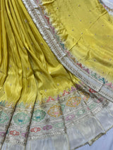 Pure shaded tissue silk 44”