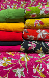 44” pure crepe prints