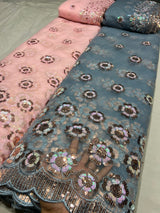 44" and 54" nett embroideries