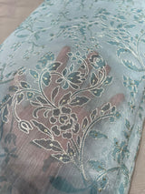 44" pure chanderi silk