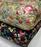 Georgette multi embroidery