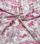 Satin georgette