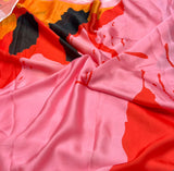 Satin georgette