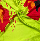 Satin georgette