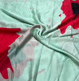 Satin georgette
