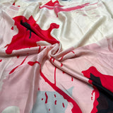 Satin georgette