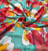 Satin georgette