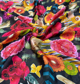 Satin georgette