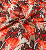 Satin georgette
