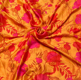 Satin georgette