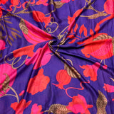 Satin georgette