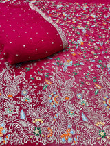 Georgette multi&nbsp; embroidery