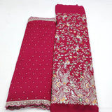Georgette multi&nbsp; embroidery