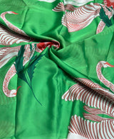 Satin georgette