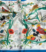 Satin georgette