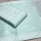 Cotton kota embroidery