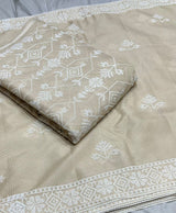 Cotton kota embroidery