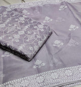 Cotton kota embroidery