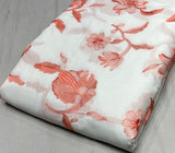 Linen cotton slub fabric