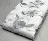 Linen cotton slub fabric