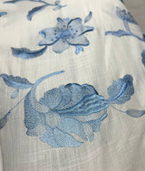 Linen cotton slub fabric