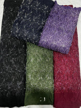 Crepe Cutdana fabric