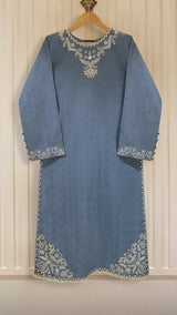 Denim embroidery Cutwork