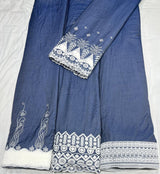 Denim embroidery Cutwork