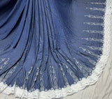 Denim embroidery Cutwork