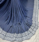 Denim embroidery Cutwork