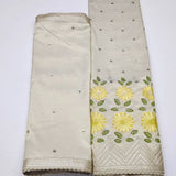 Pure tissue embroidery